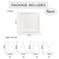 Staraise Transparent Letter A-Z Box Custom Baby Name Balloon Box Girl Boy Baby Shower Decorations Baby 1st Birthday Party Decor
