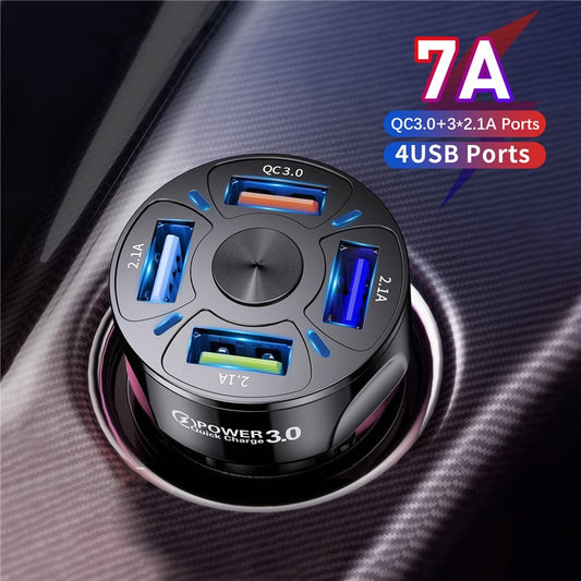 Schnelllade-Auto-Ladegerät Dual USB, KFZ Zigarettenanzünder USB Schnellladung