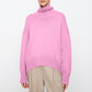 Kaschmir eleganter Rollkragen Damen Pullover weich gestrickt