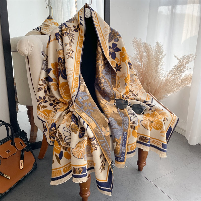 Damen  Winter Kaschmirschal Design, Warme Pashmina Decke
