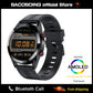 2022 neue 454 * 454-Bildschirm-Smartwatch zeigt immer die Uhrzeit an Bluetooth-Anruf, Lokale Musik-Smartwatch für Herren, Android-TWS-Kopfhörer