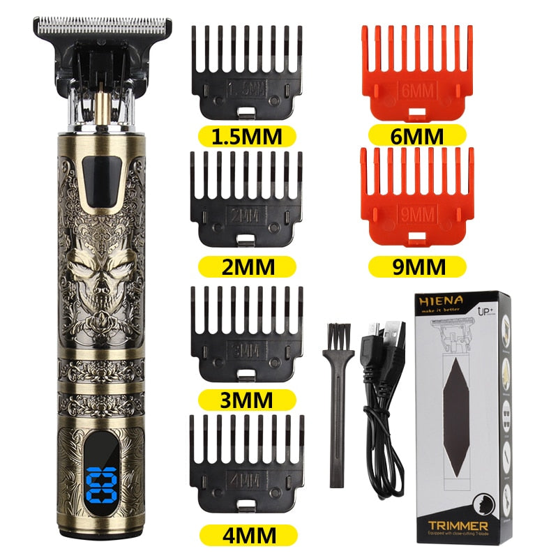 Wiederaufladbare USB Elektrische Haarschneidemaschine mit Trimmer für Männer