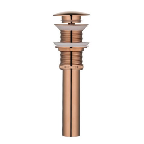 Becken Wasserhahn aus Messing, Rose Gold Wasserhahn