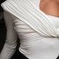 Kryptographische Sexy Backless Schulter Twist Bodys, Hohe Taille Body Club Party Streetwear
