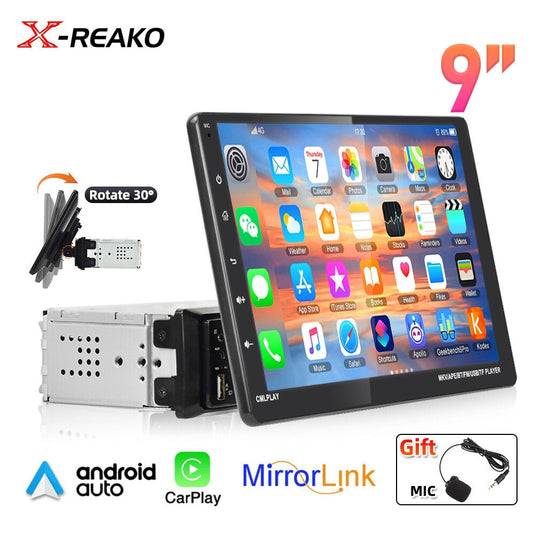 Touchscreen 1 Din Carplay Universal MP5 Phonelink, Auto Multimedia Player mit Bluetooth Unterstützung, Auto FM Audio USB