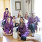 Silky Satin Women Robe Solid Color Kimono Bathrobes Home Dressing Gown Short Nightgown Summer V-Neck Sleepwear Lingerie