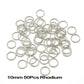 50Pcs/lot Mix Color Charms Hair Braid Dread Dreadlock Beads Clips Cuffs Rings Jewelry Dreadlock Clasps Accessories Hair Rings