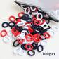 50/100pcs Kinder elastische Haarbänder, Baby Haar Zubehör