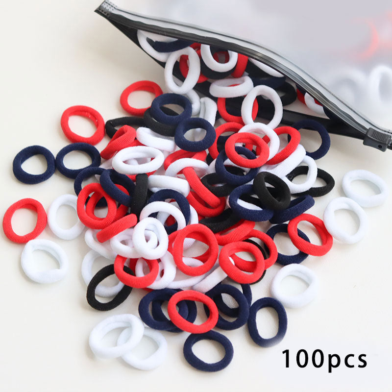 50/100pcs Kinder elastische Haarbänder, Baby Haar Zubehör