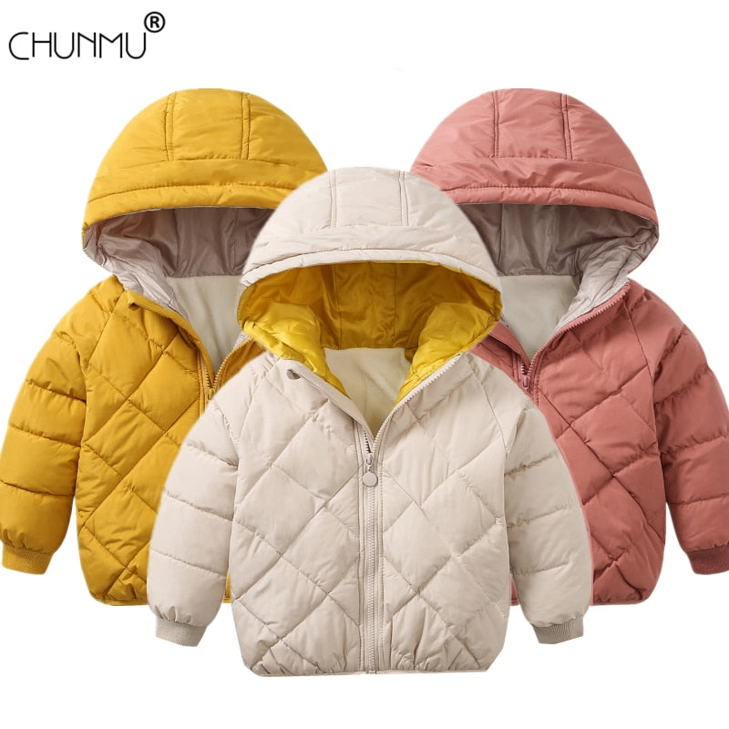 Mädchen Winterjacke 2023 mit Kapuze