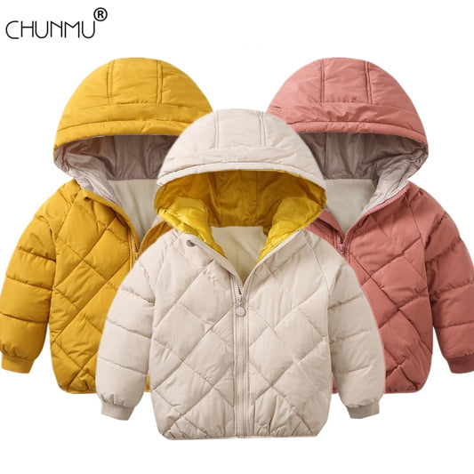 Mädchen Winterjacke 2023 mit Kapuze