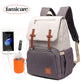 Windeltasche Mama Papa Rucksack Kinderwagen Tasche Wasserdichte Oxford Handtasche Stillwindel Kits Mutterschaftstasche USB Wärmer Halter