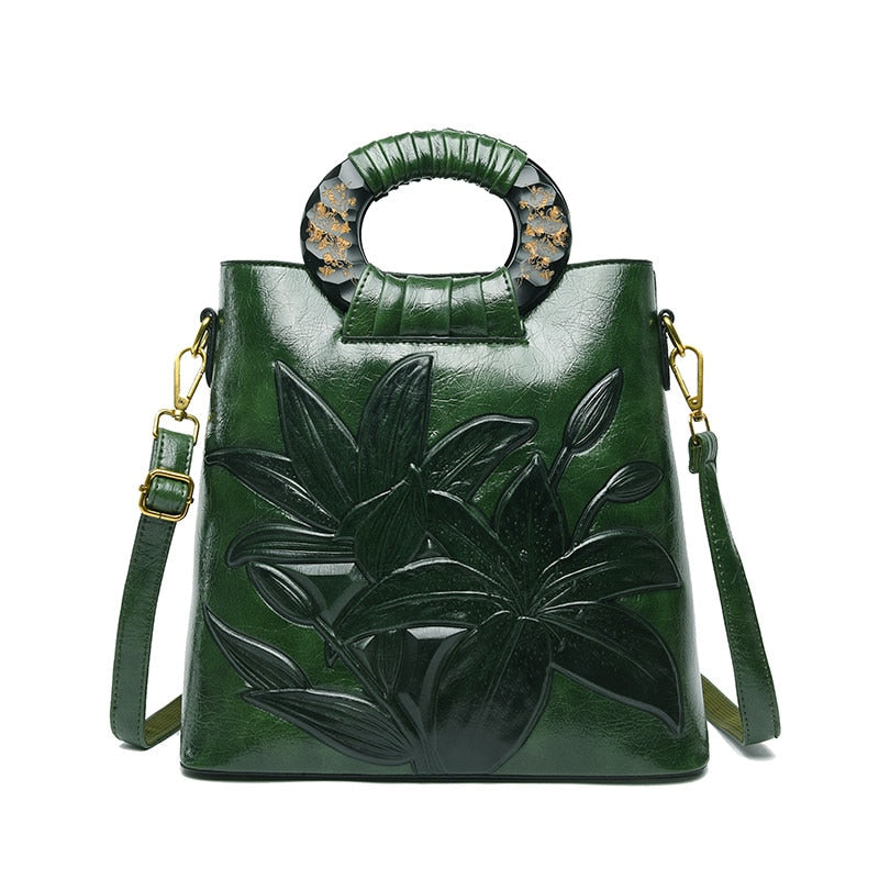 Damen Luxushandtaschen, designer Taschen aus echtem Leder