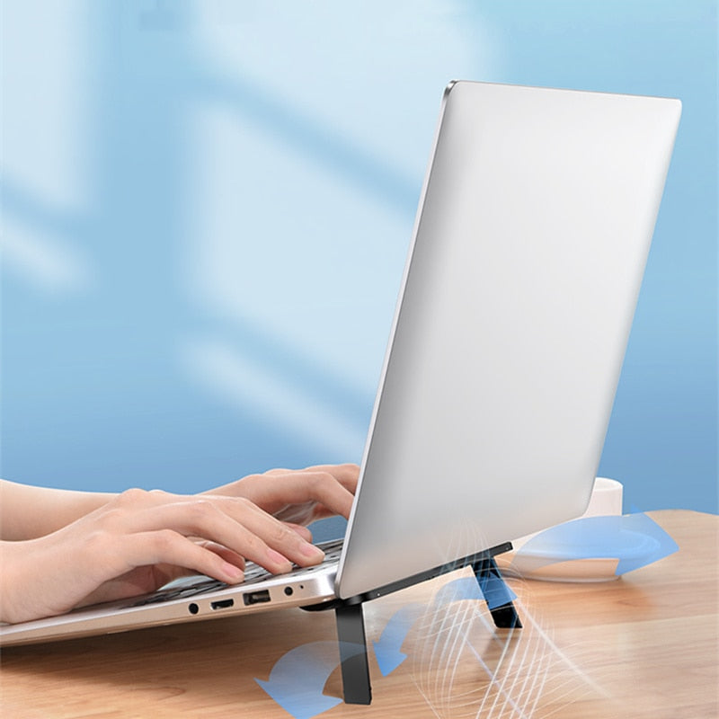 Universal-Laptop-Riser-Ständer für MacBook Pro 13 15 Air Lenovo Samsung Notebook,  Unsichtbare Laptop-Halterung
