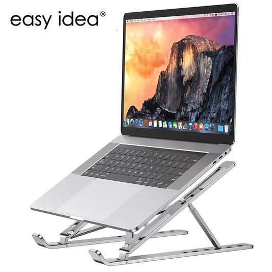 Tragbarer Laptop-Ständer aus Aluminium, faltbar, Notebook-Halterung, Laptop-Basis, Macbook Pro-Halter, verstellbare Halterung