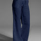 Celmia Vintage Damen Breite Bein Hose 2023, Sommer Palazzo Mode lange Hosen