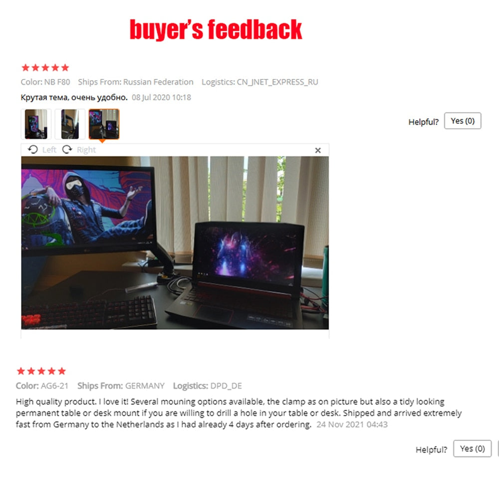 Full Motion Desktop-Halterung, LCD-TV-Gasfederarm, TV-Monitorhalterung Geeignet für 17-27-Zoll-Monitore