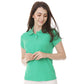 Mehrfarbiges Kurzarm Damen-POLO-Hemd, Sommeroberteile,  elastischer Hemdkragen, 100 % Baumwolle