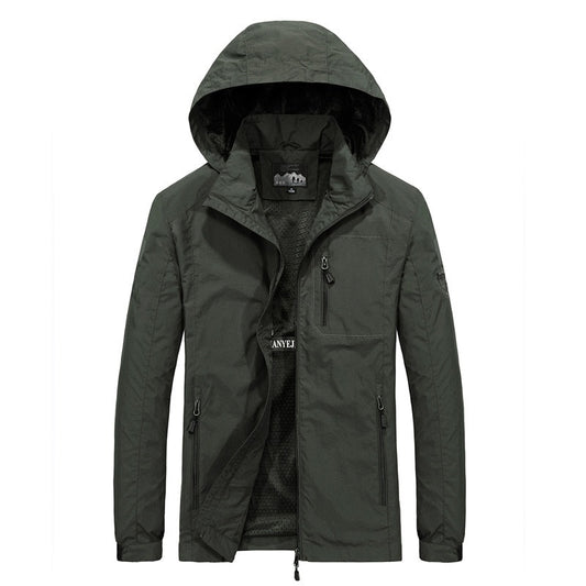 Herren Windbreaker Jacken, Wasserdichte Freizeitmantel