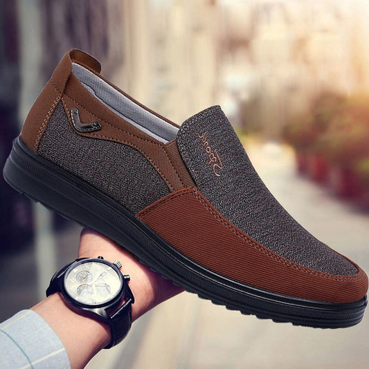 Herren Klassische Sommerschuhe, Atmungsaktive Flache Männer Schuhe Plus Größe