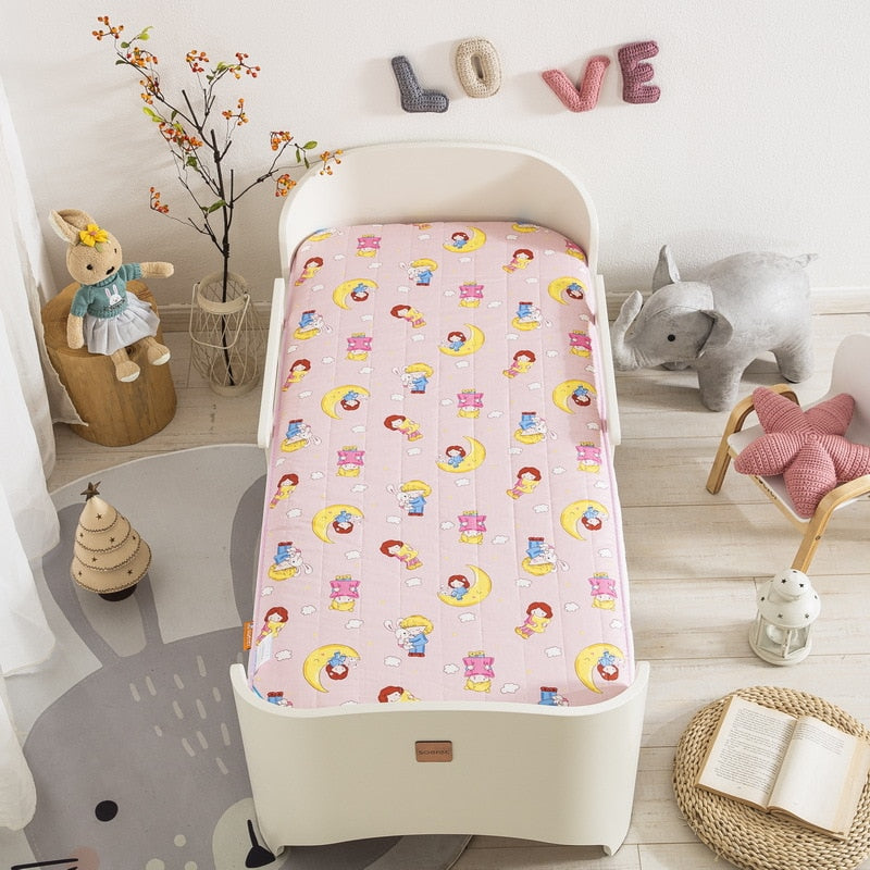 Krippe Matratze Kleinkinderbett Matratzenauflage Doppelseiten, Matratzenauflage für Babybetten 120x60cm