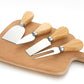4 teile/satz Holzgriff Messer Sets, Eiche Bambus Käseschneider
