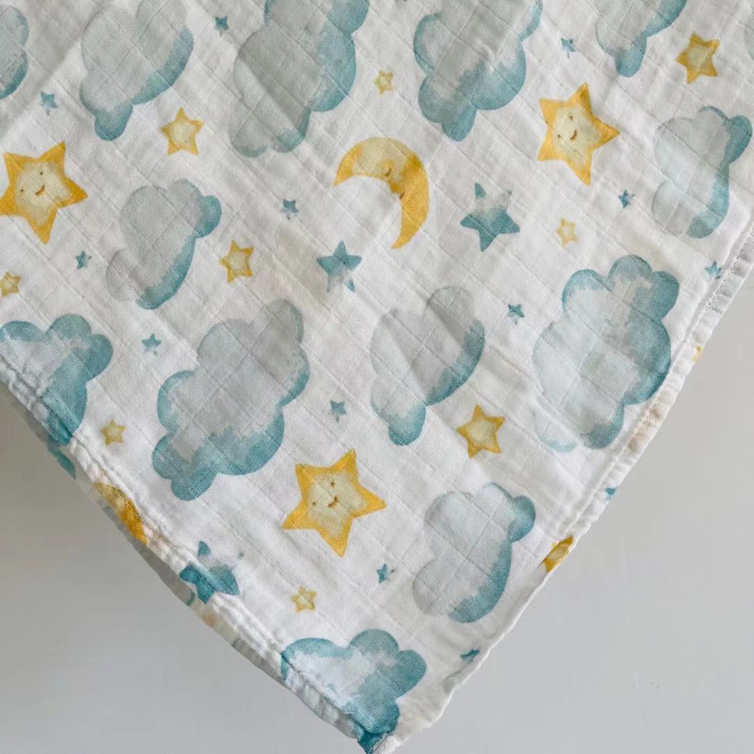 70% Bambus + 30% Baumwolle Lätzchen Baby Absorbierende Dreieckstuch