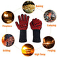 Extrem Hitzebeständige Grillhandschuhe mit 800°C , rutschfest Ofenhandschuhe Backhandschuhe, Silikonisolierte Handschuhe zum Backen , Grillen, Kochen