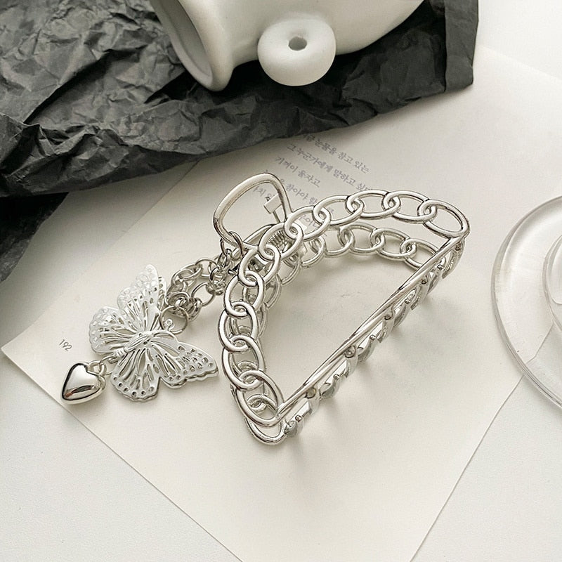 Frauen Geometrische Haarschmuck für Damen,  Metall Haarspangen Mode