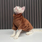 2022 Neue Haarlose Katze Pullover Winter Mode Verdickung Warme Sphynx Kleidung Zuhause Bequeme Winterhundekleidung für Kleine Hunde