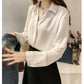 Frauen Pullover Blusen 2023,  Langarm Lose Bluse