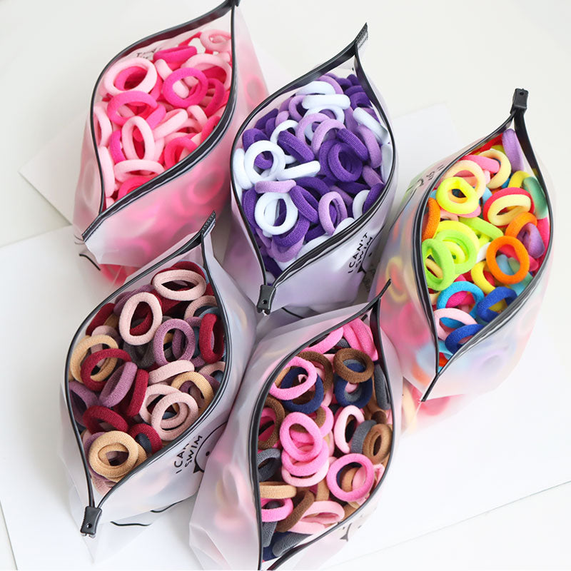 50/100pcs Kinder elastische Haarbänder, Baby Haar Zubehör