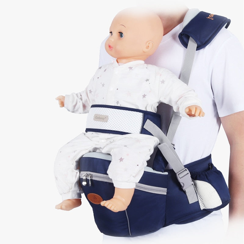 Babytrage Hüftsitz 2-24 Monate Babytragetuch Atmungsaktiver Taillenhocker Wanderer Halten Hüftgurt Känguru-Gürtel Kinder-Hüftsitz