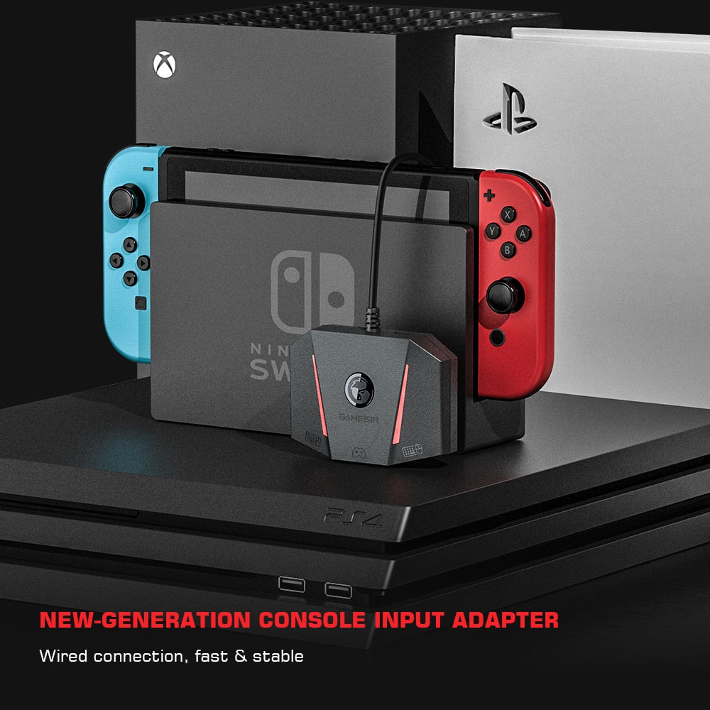 GameSir VX2 AimBox Tastatur Maus Gamepad Adapter Konverter für Xbox Serie X / S, Xbox One, PlayStation 4, PS4, Nintendo Switch, PS5