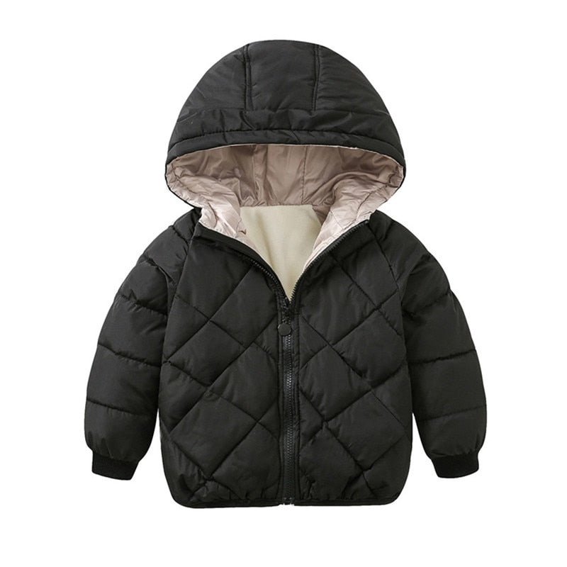 Mädchen Winterjacke 2023 mit Kapuze