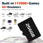 Super Console X PRO-Spielkarte für Super Console X PRO-Videospielkonsolen, integrierte 117000-Spiele für PSP/PS1/NDS/N64