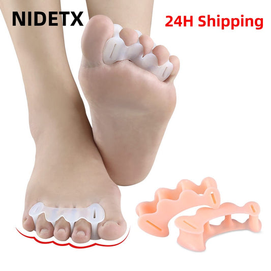 2Pcs=1Pair harte Silikon Zehentrenner, Hallux Valgus orthopädische  Zehentrenner.