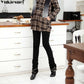 Damenkleidung S-4XL, Bleistift Hosen Hohe Taille, Dünne Dicke Samt Warme Winter Leggings