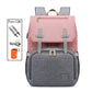 Windeltasche Mama Papa Rucksack Kinderwagen Tasche Wasserdichte Oxford Handtasche Stillwindel Kits Mutterschaftstasche USB Wärmer Halter