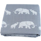 120x120cm 70% Bambus + 30% Baumwolle Babydecken für Neugeborene,  Wickeldecke für Baby
