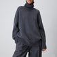 Kaschmir eleganter Rollkragen Damen Pullover weich gestrickt