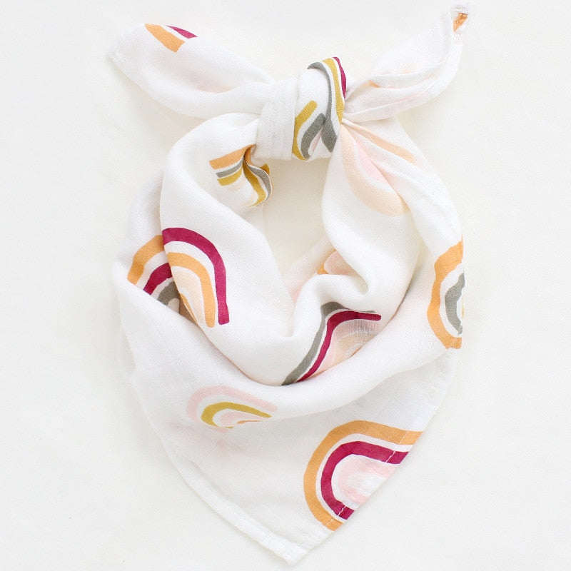 70% Bambus + 30% Baumwolle Lätzchen Baby Absorbierende Dreieckstuch
