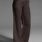 Celmia Vintage Damen Breite Bein Hose 2023, Sommer Palazzo Mode lange Hosen