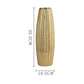 30CM Luxus Europa Gold Keramik Vase, Home Decor Kreatives Design Porzellan, Dekorative Blumenvase Für Hochzeitsdekoration