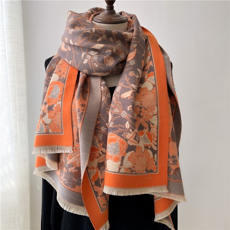 Damen  Winter Kaschmirschal Design, Warme Pashmina Decke
