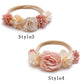Baby Mädchen Stirnband Nettes Baby elastisches Haarband Neugeborenen Kopf Blume, Kleinkind Stirnband, Kopfbedeckung Kinder Zubehör