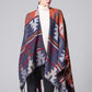 Nachahmung Kaschmir Damen, Schal Winter Warme Schal Wrap Bequeme Weibliche Gestrickte Dicke Decke