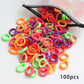 50/100pcs Kinder elastische Haarbänder, Baby Haar Zubehör