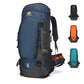 65L Camping Rücksack Große Kapazität, Outdoor Wasserdichte Rücksachtasche für Bergsteiger