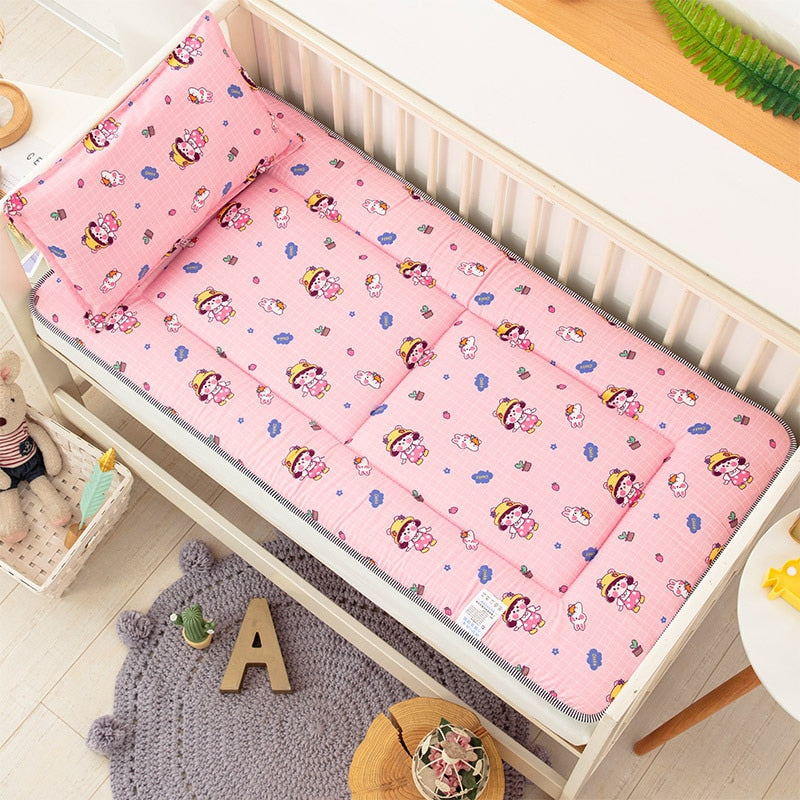Krippe Matratze Kleinkinderbett Matratzenauflage Doppelseiten, Matratzenauflage für Babybetten 120x60cm